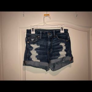 American eagle jean shorts